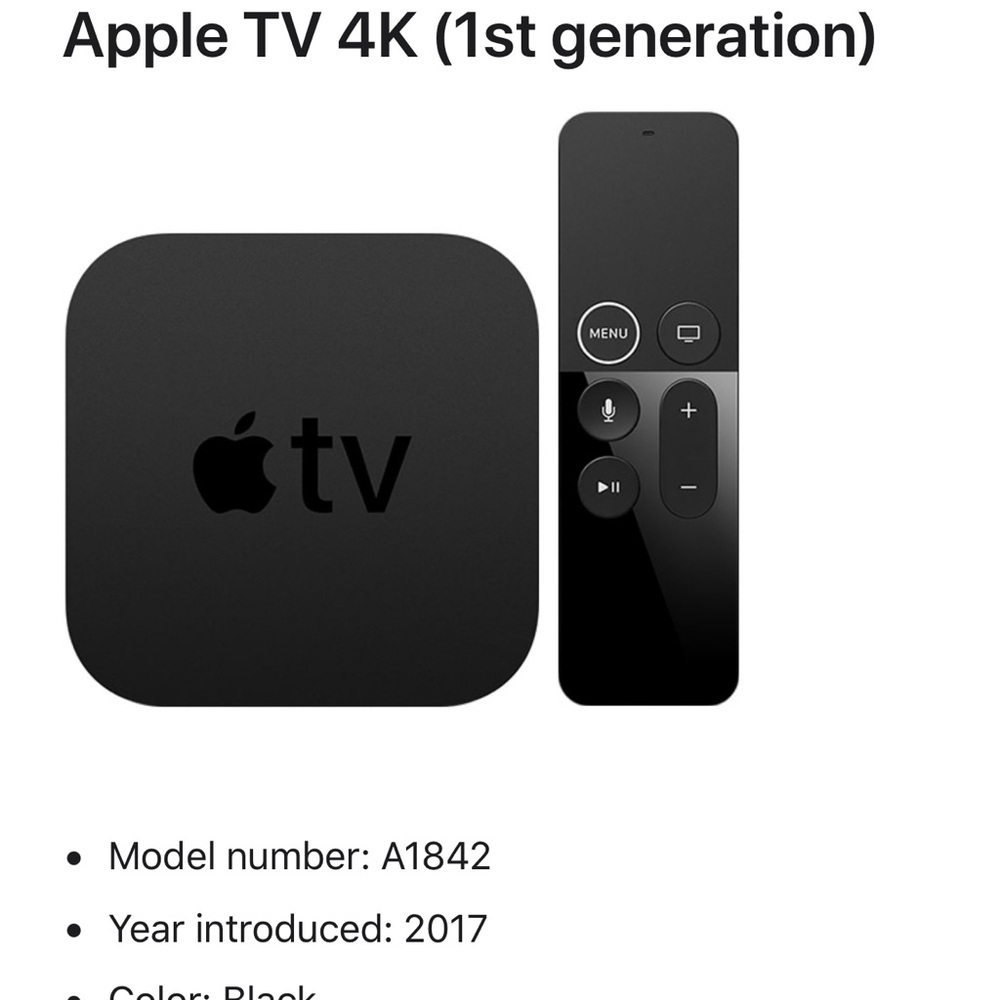Apple TV 4K with Remote